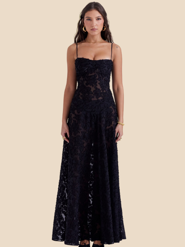 Natasha | Women's Elegant Wedding Guest Maxi Dress