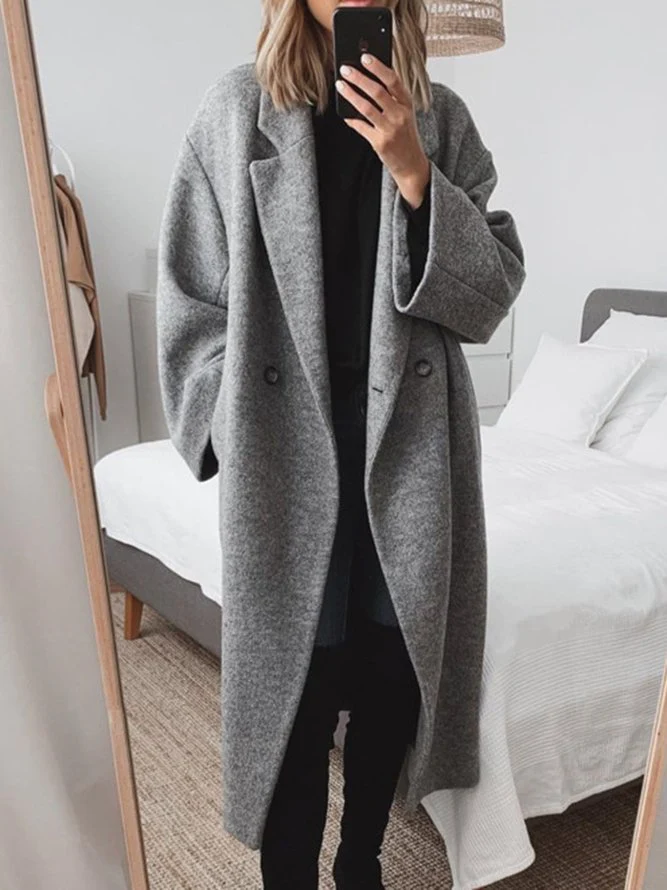 Madeline - Cozy Long Comfortable Coat (Plus Size Available)