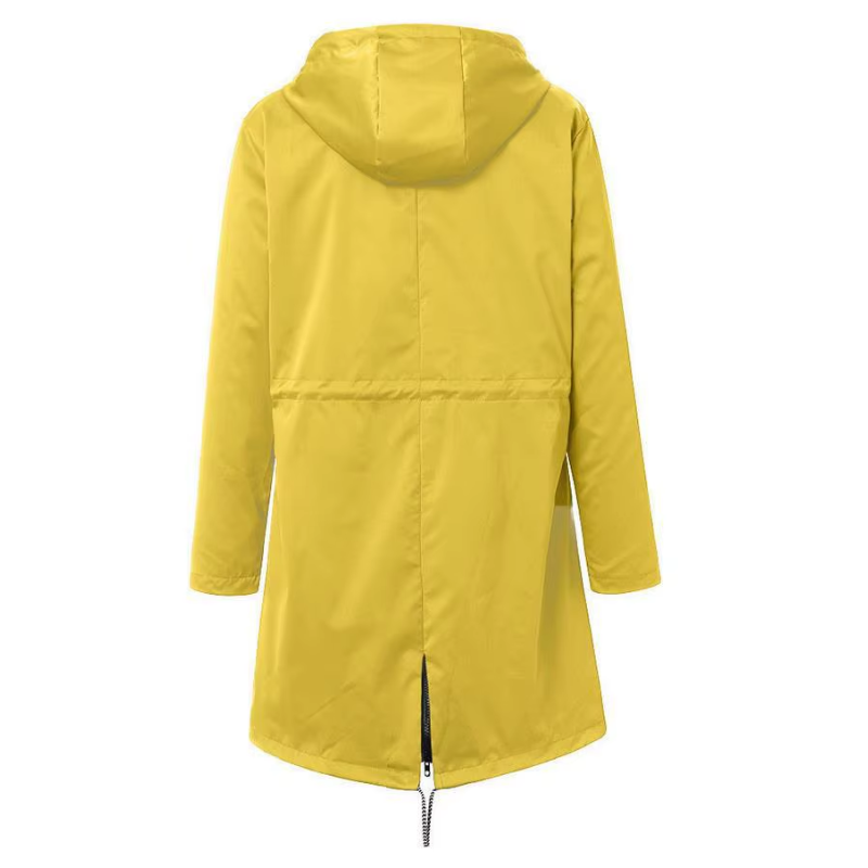 Yvonne - Waterproof Hooded Raincoat for Women Lightweight and Windproof