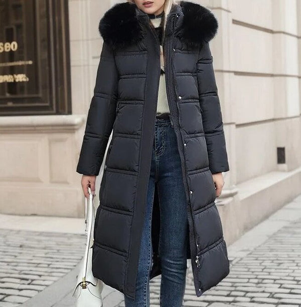 Beatrix - Long Puffer Coat Elegant and Warm for Winter Style