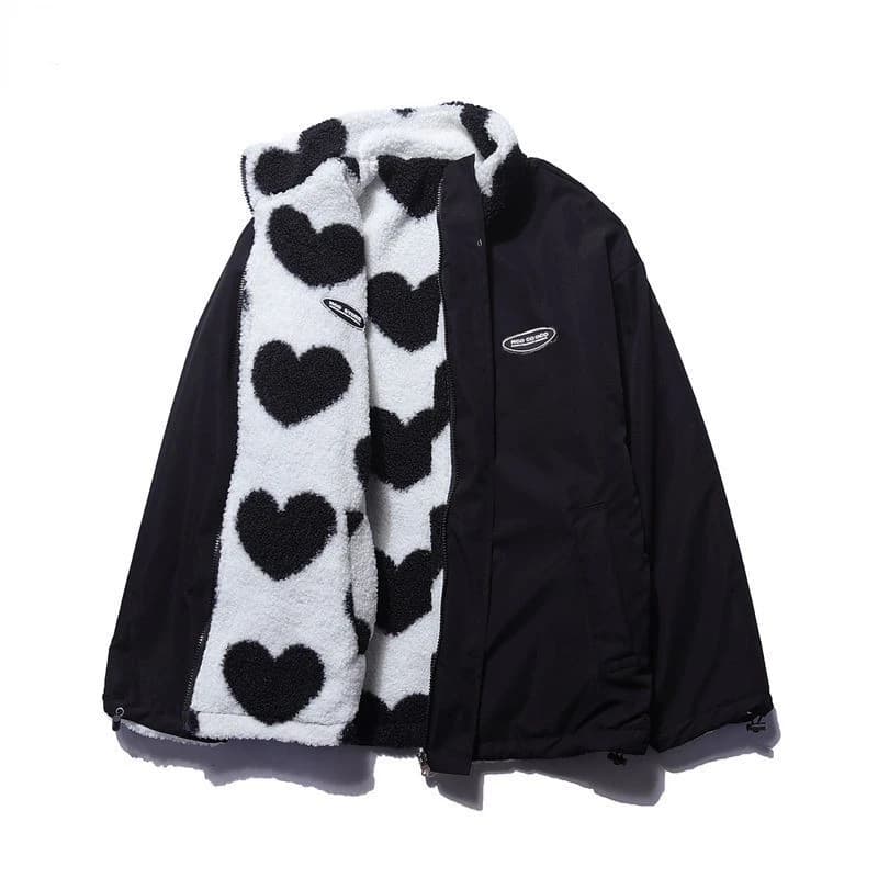 Odette - Heart-Lined Reversible Jacket