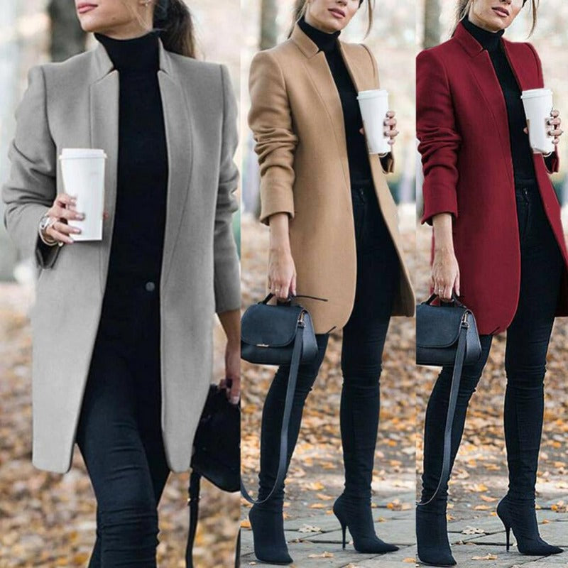 Mackenzie - Elegant Slim-Fit Winter Coat for Women