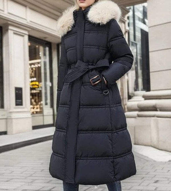 Beatrix - Long Puffer Coat Elegant and Warm for Winter Style