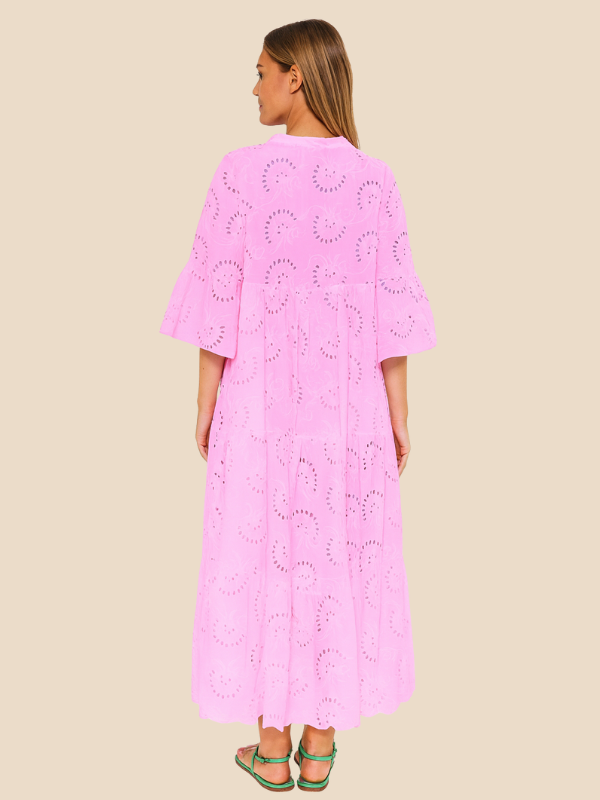 Lauren | Women's Embroidered Floral Maxi Dress