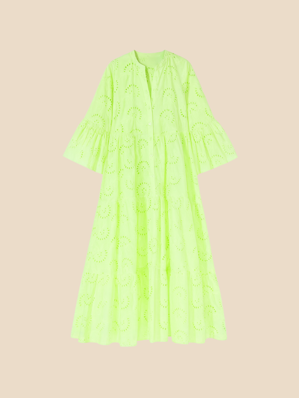Lauren | Women's Embroidered Floral Maxi Dress