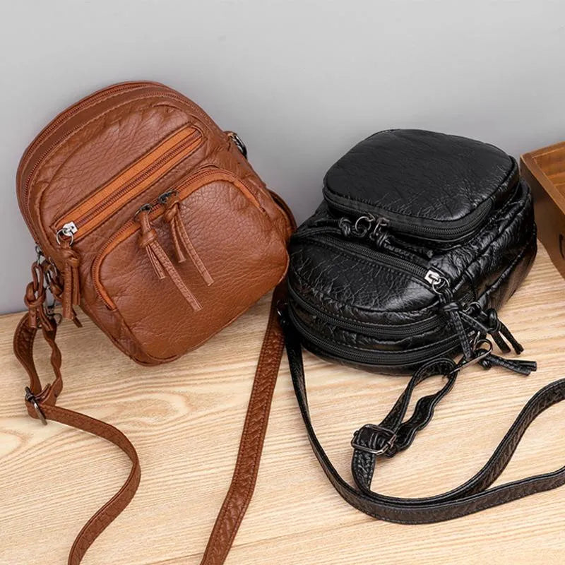 Ava - Elegant Leather Crossbody Bag