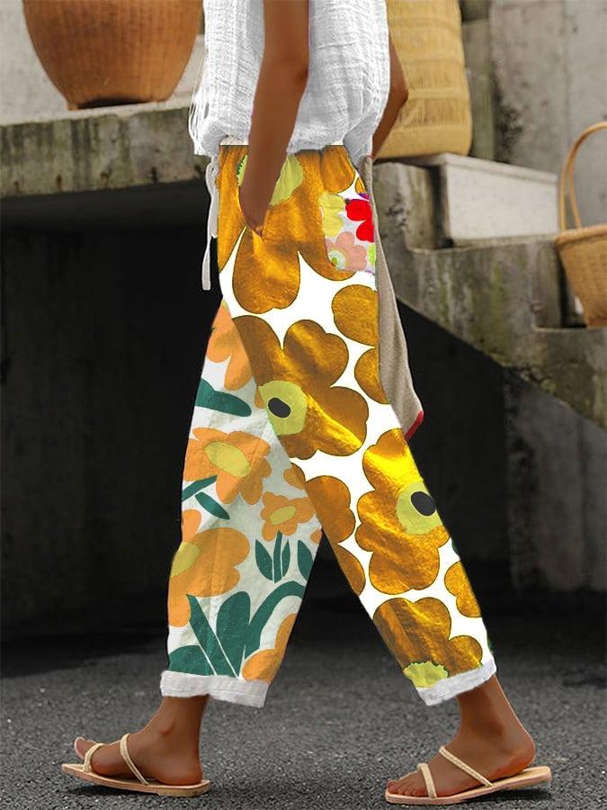 Halle - Floral Comfort Pants