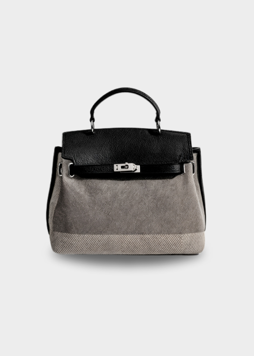 Emilia - Cowhide Canvas Bag