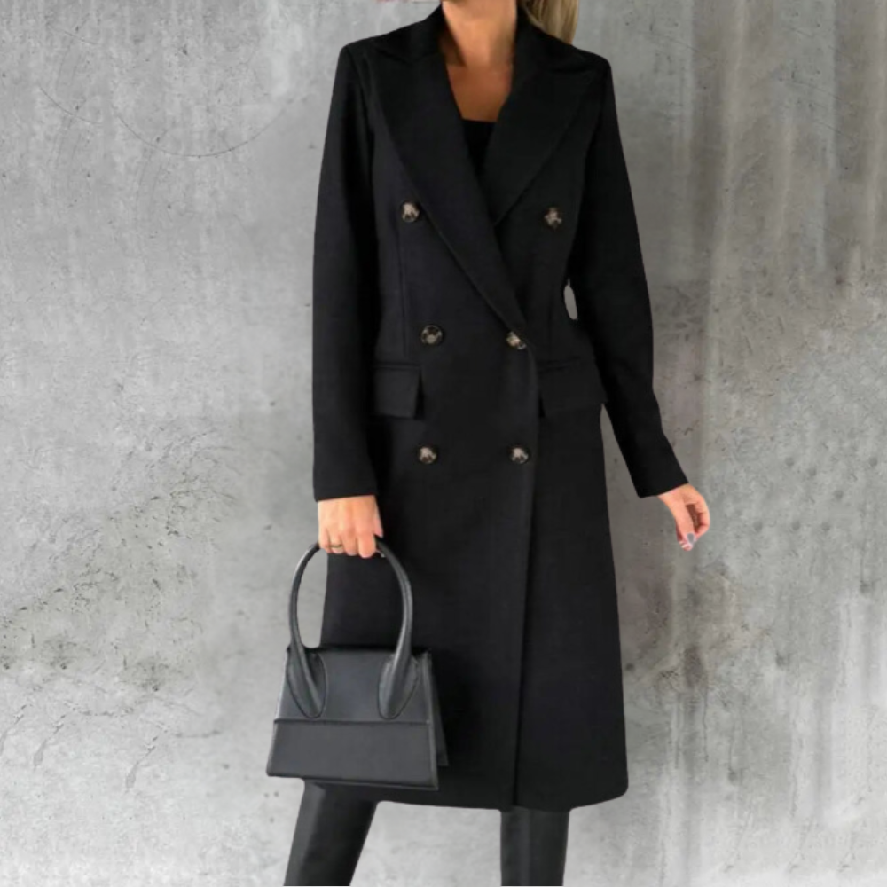 Nyree - Timeless Double-Breasted Coat