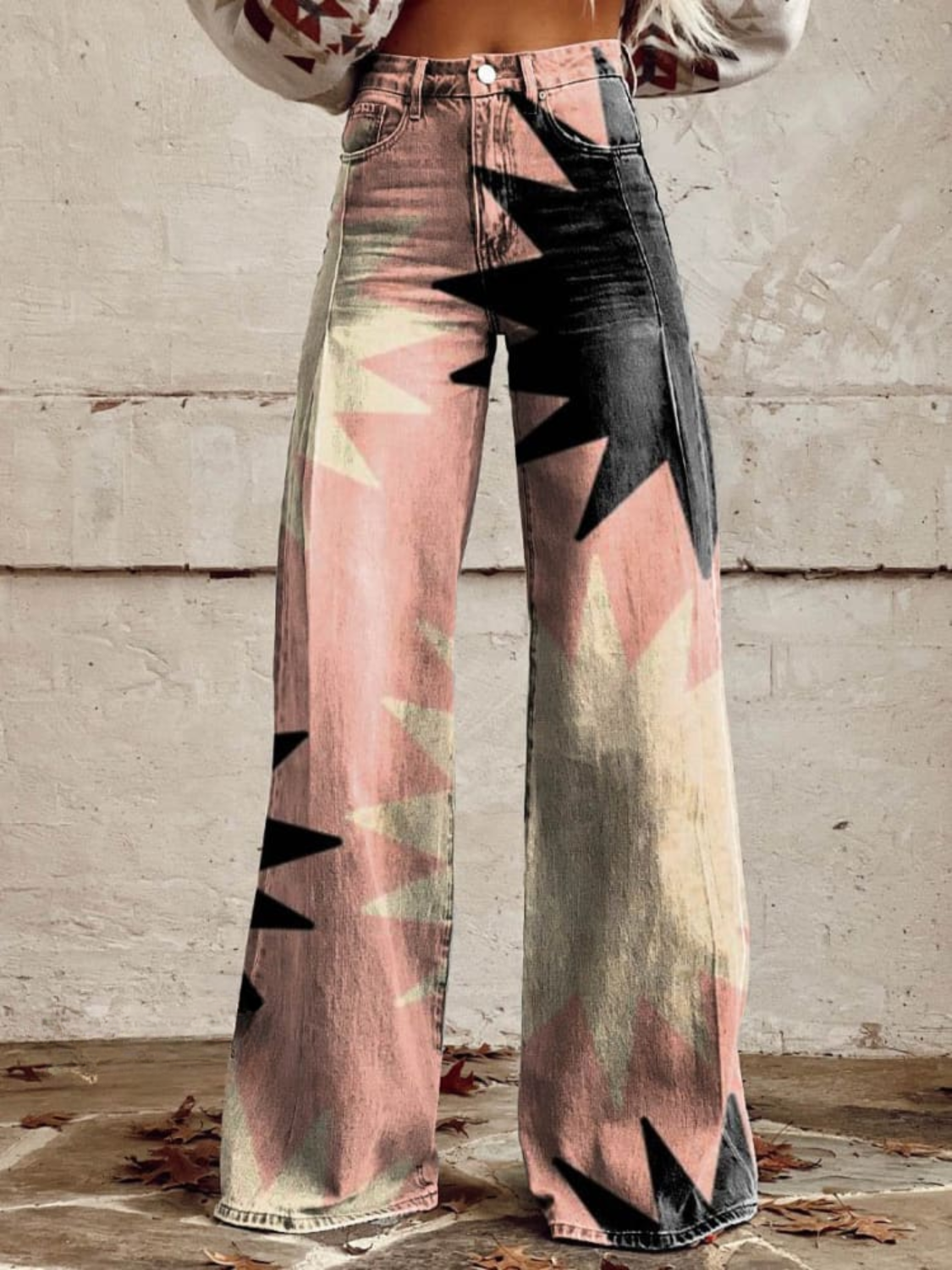 Vivienne - Bold Pink Wide Leg Pants Stand Out with Vibrant Elegance