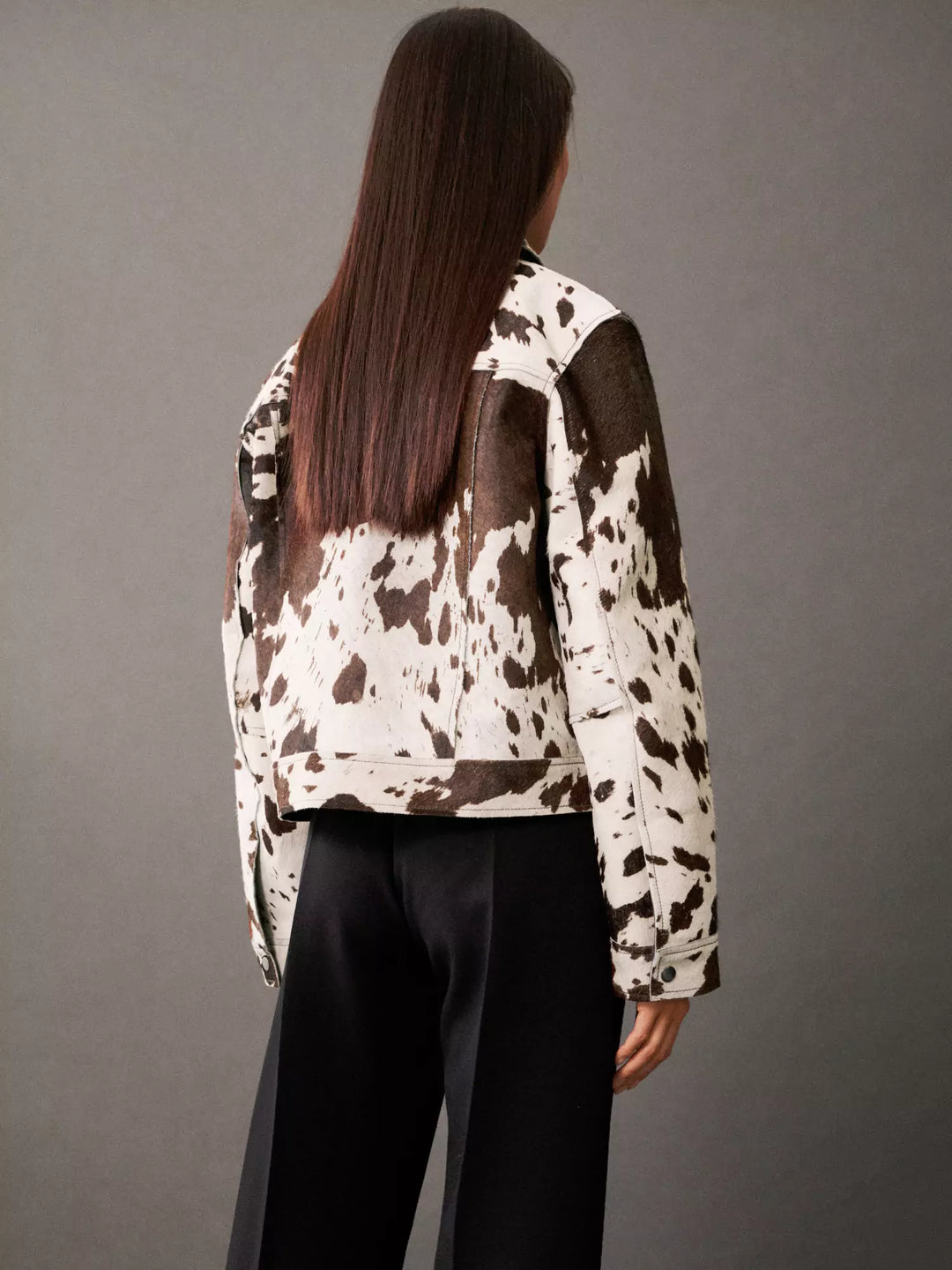 Catalina - Printed Leather Jacket