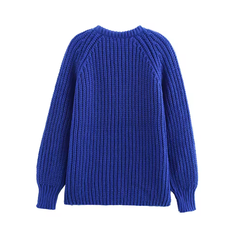 Kendal - Blue Knit Cardigan for Effortless Style