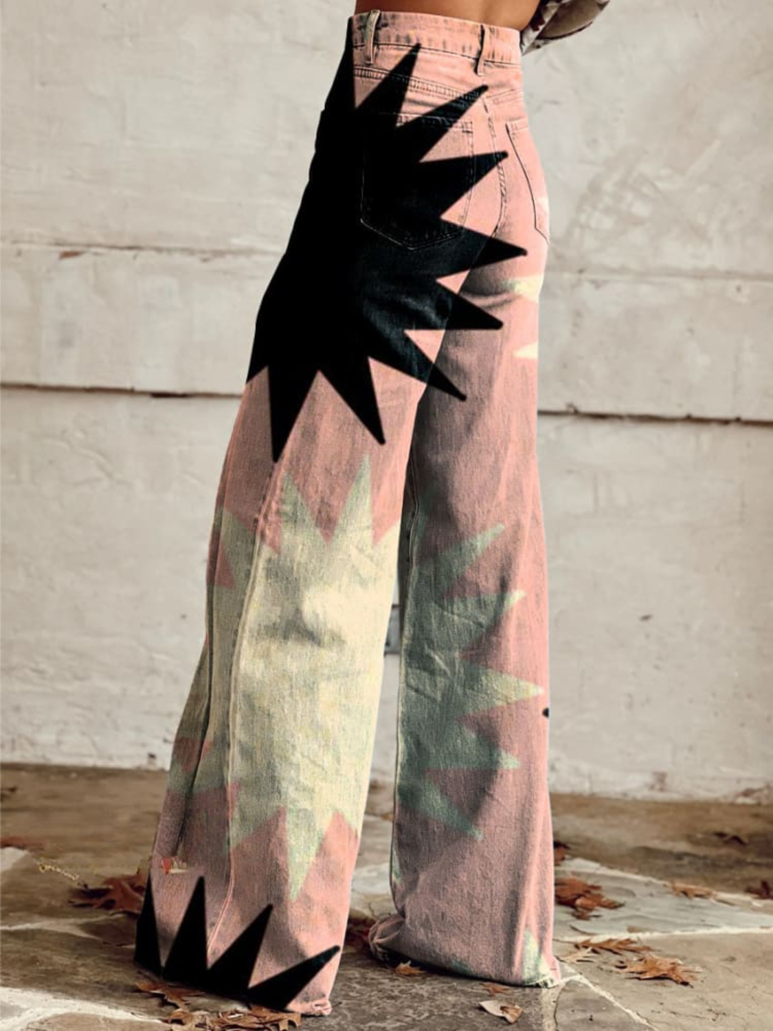 Vivienne - Bold Pink Wide Leg Pants Stand Out with Vibrant Elegance