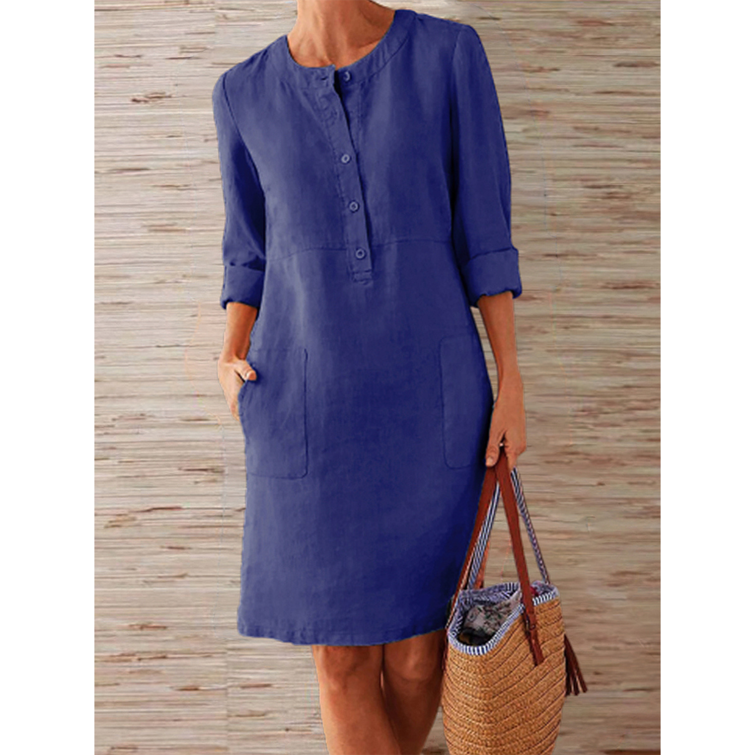 Skyla - Linen Coastal Comfort Dress