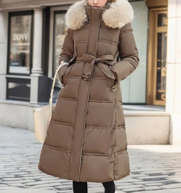 Beatrix - Long Puffer Coat Elegant and Warm for Winter Style