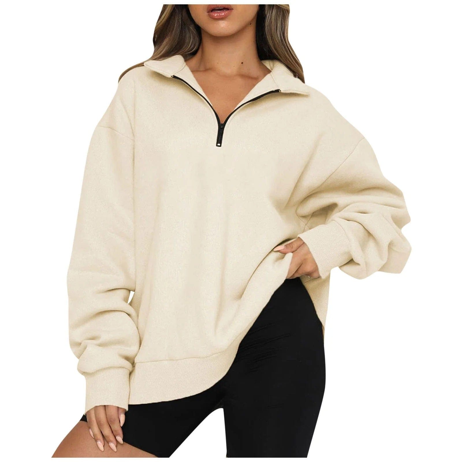 Maddison - Casual Zip-Up Sweater for Winter