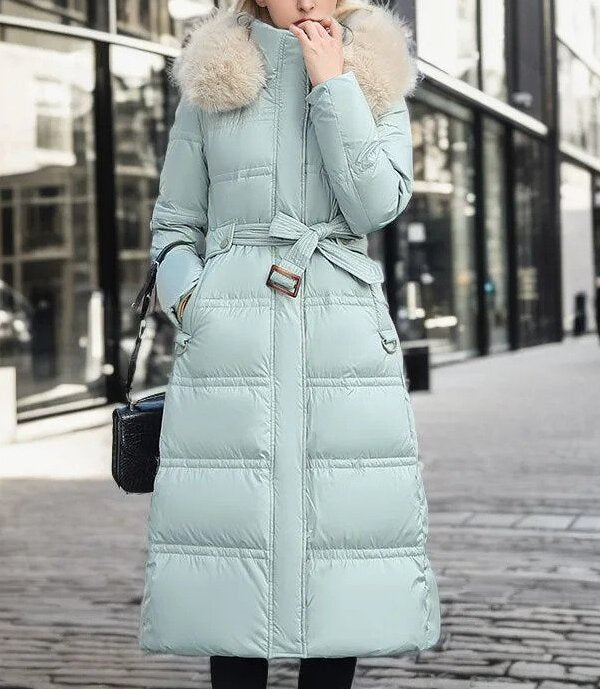 Beatrix - Long Puffer Coat Elegant and Warm for Winter Style