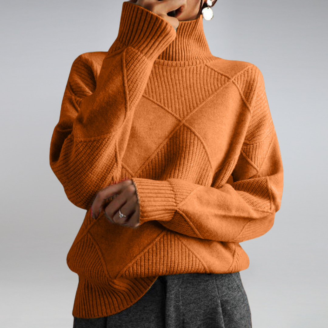 Beth - Turtleneck Sweater for Effortless Style and Comfort