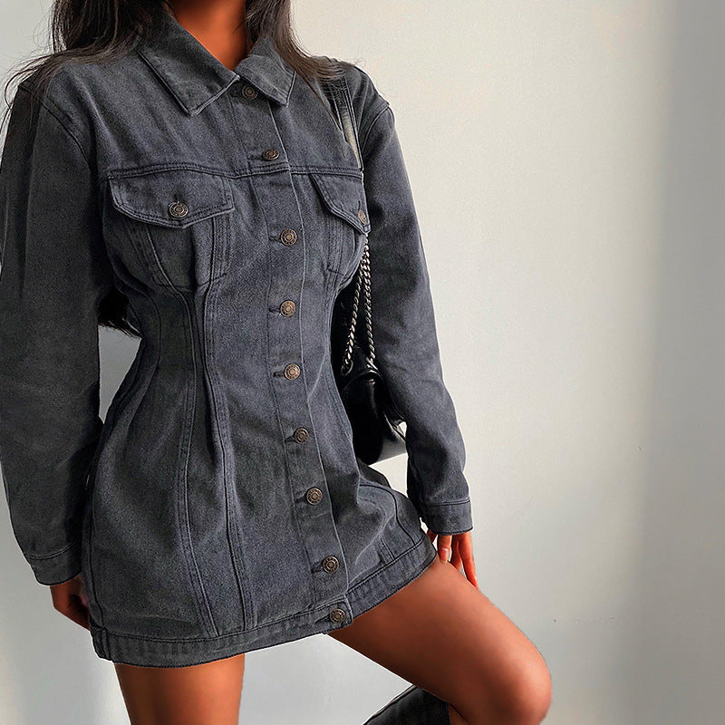 Malina - Women's Oversized Denim Jacket