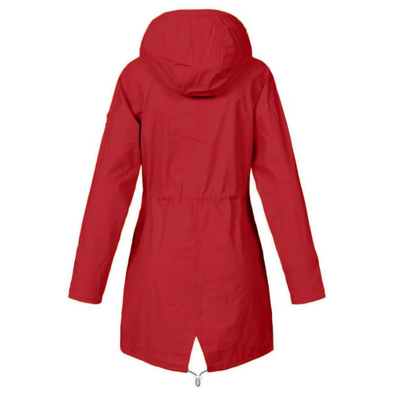 Yvonne - Waterproof Hooded Raincoat for Women Lightweight and Windproof