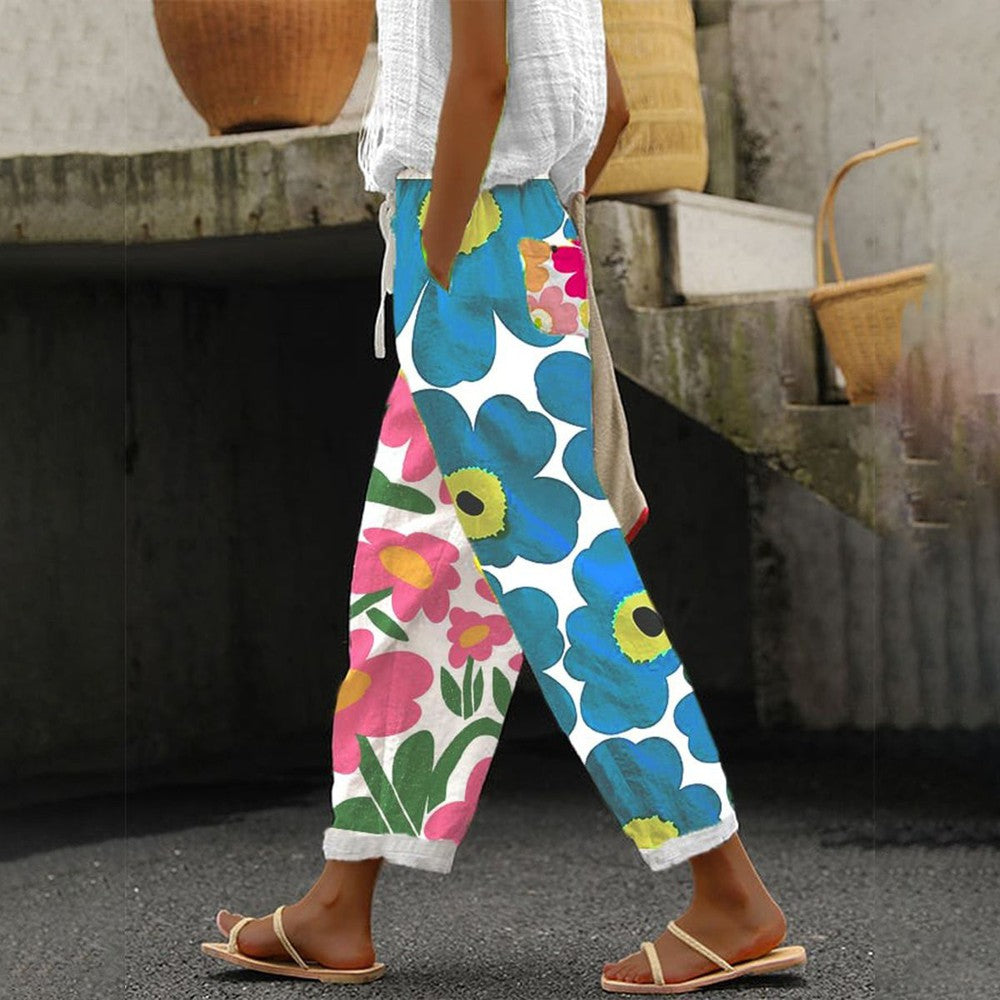 Halle - Floral Comfort Pants