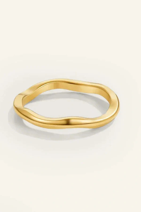 Eloisa - Gold Stacker Minimalist Ring