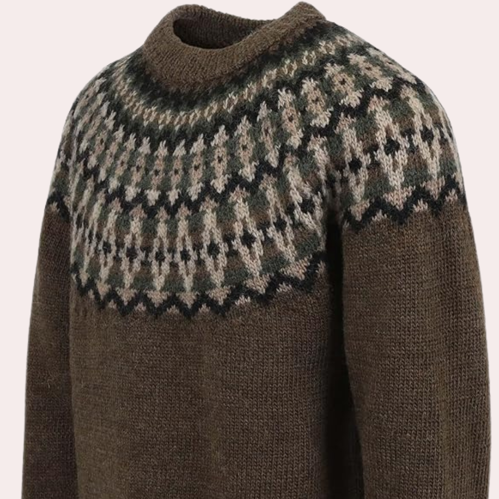 Everly - Fair Isle Knit Sweater Warm Stylish and Perfect for Winter