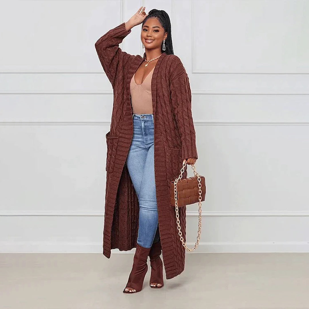 Heidi - Long Knit Cardigan for Winter Comfort and Style