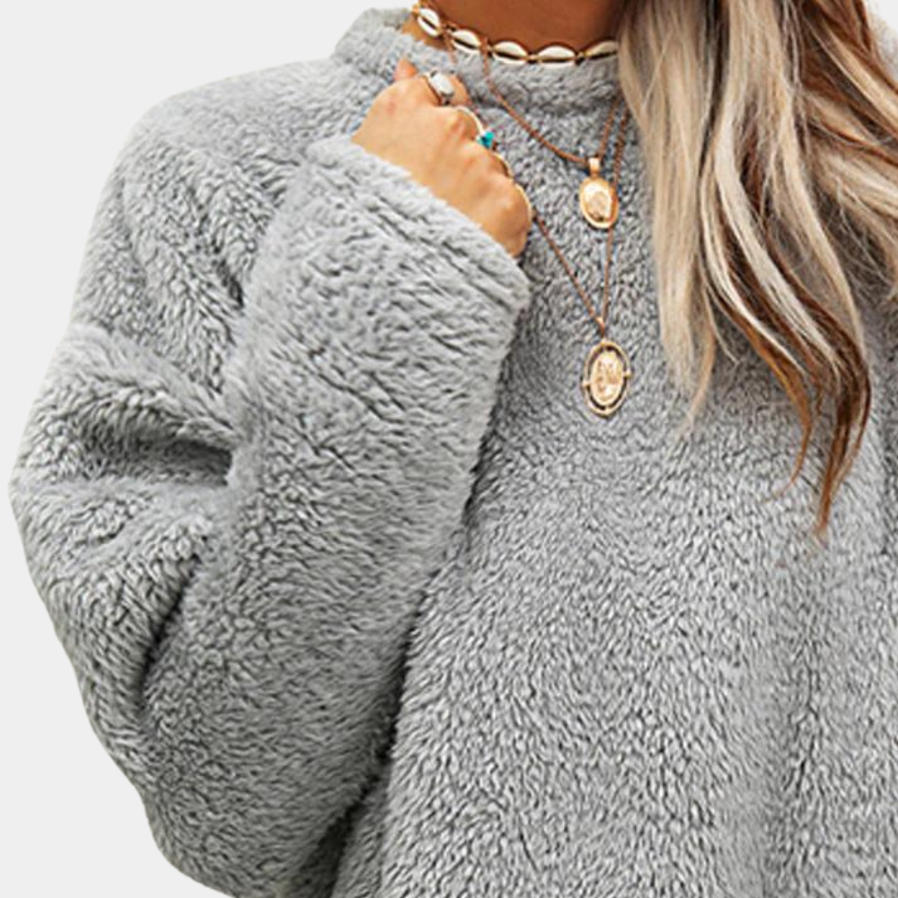 Taya - Oversized Plush Sweater Ultimate Comfort