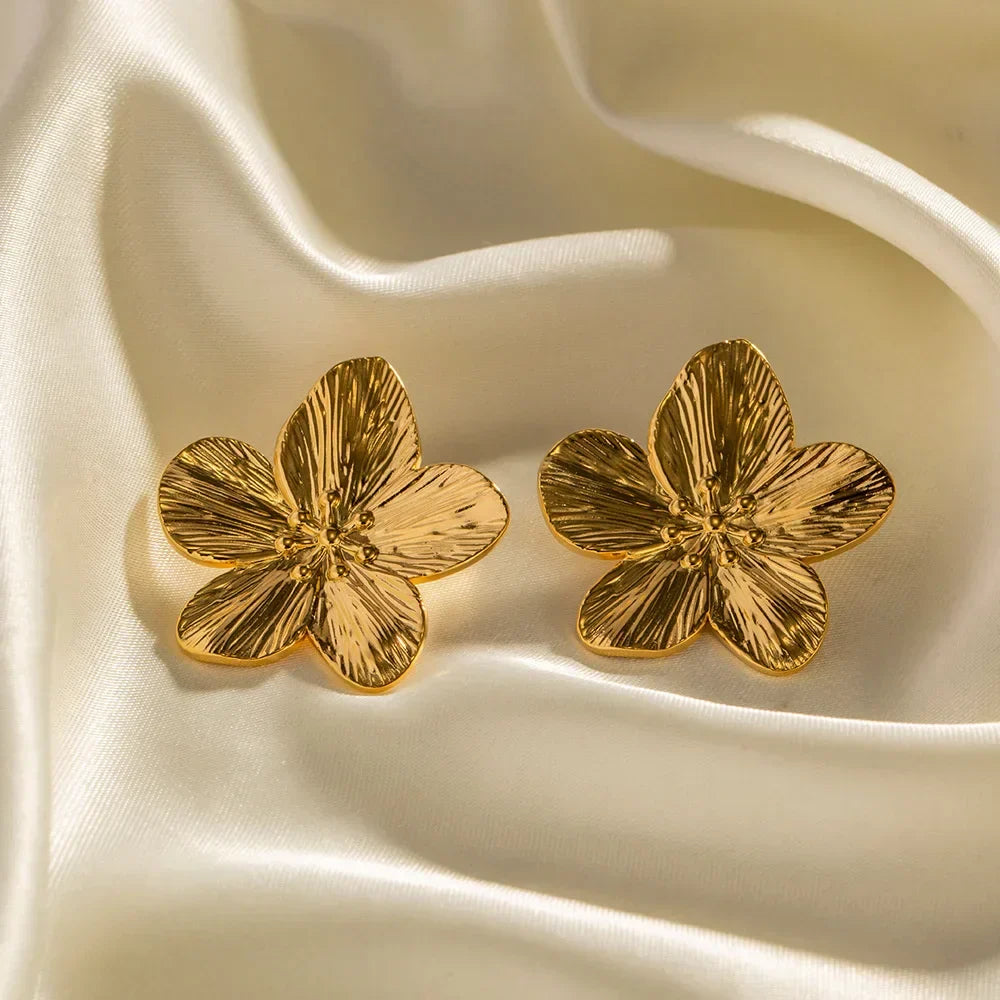 Sabine - Floral Statement Earrings Feminine and Elegant