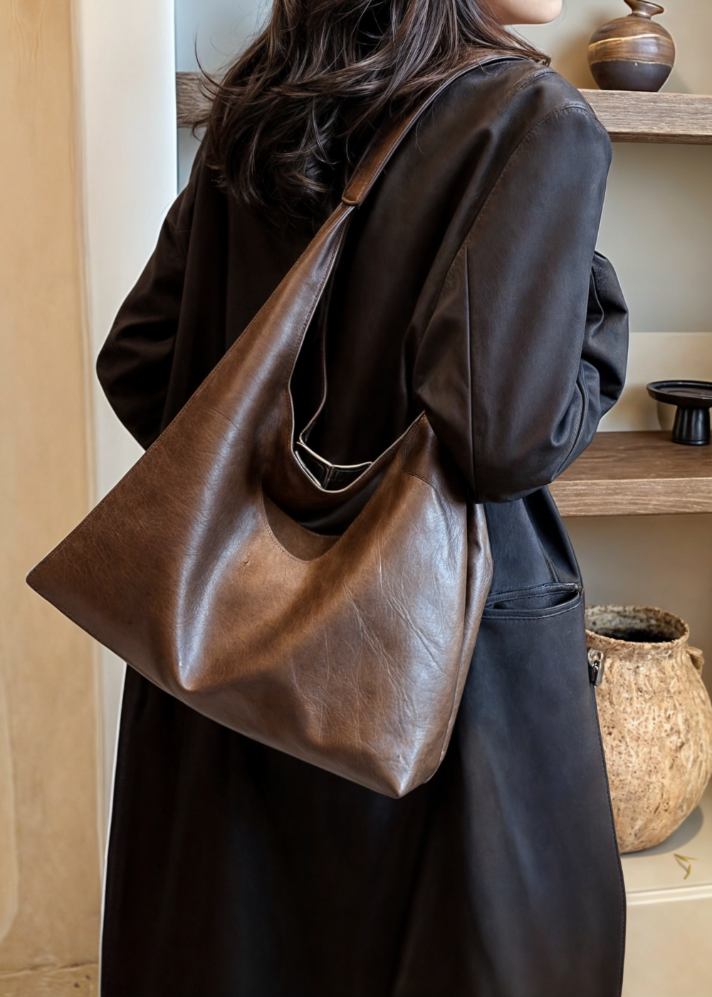 Emma - Leather Bag PM