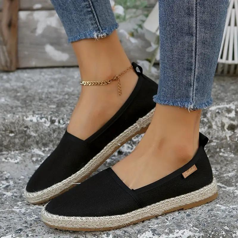 Carissa - Espadrilles Flat Lightweight Canvas Shoes for Summer