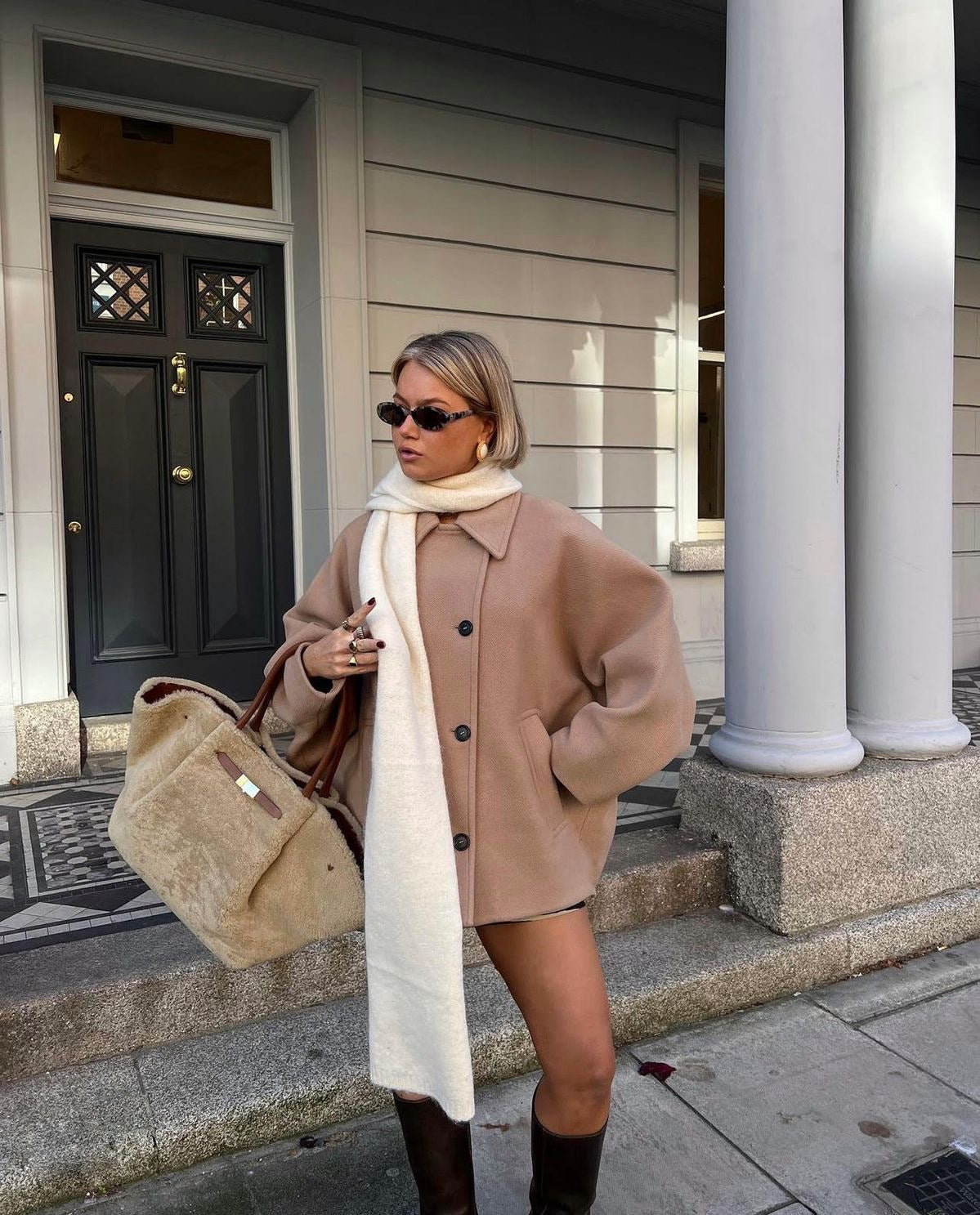 Elyse - Knit Coat for Effortless Fall Style