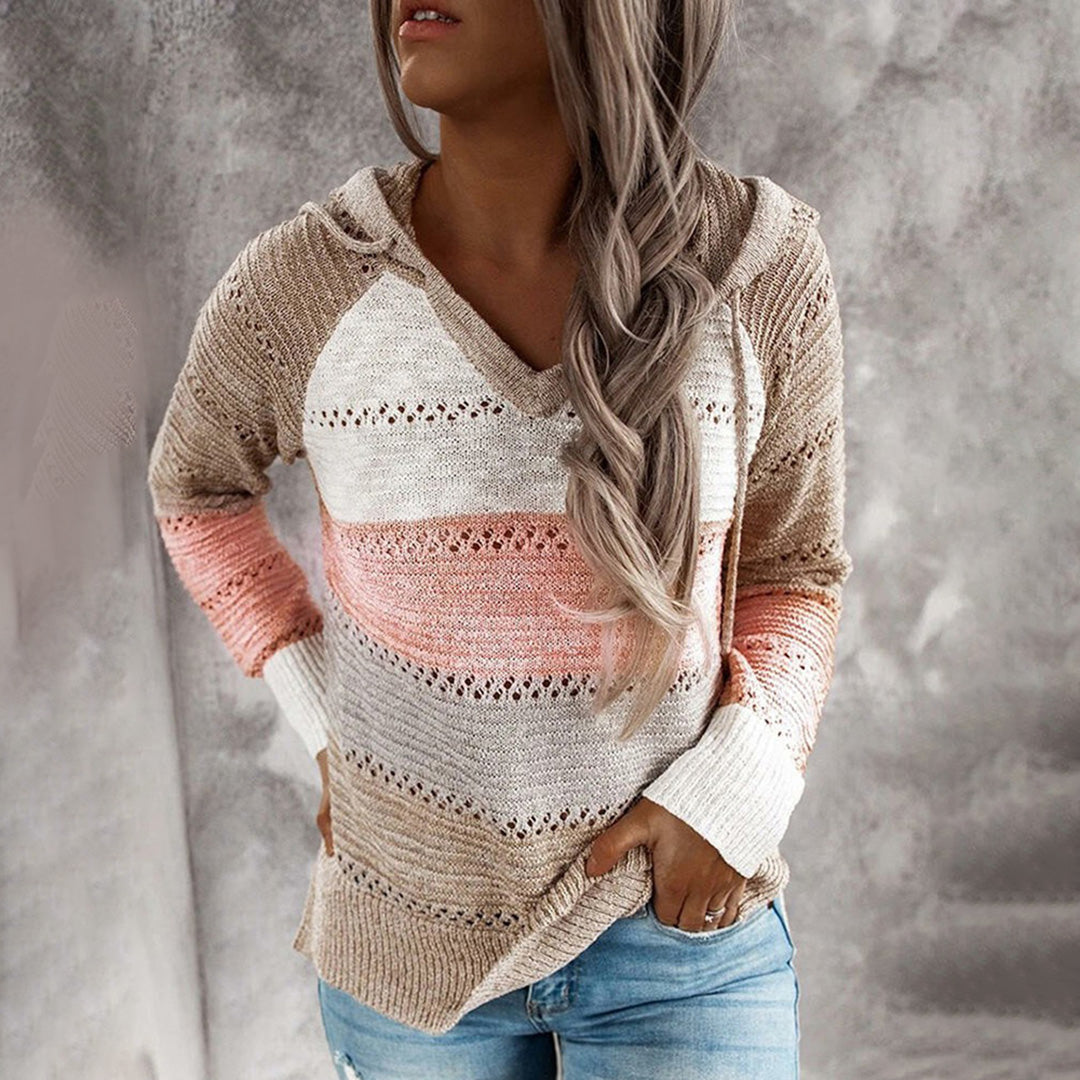 Rose - Casual V-Neck Sweater for Everyday Comfort