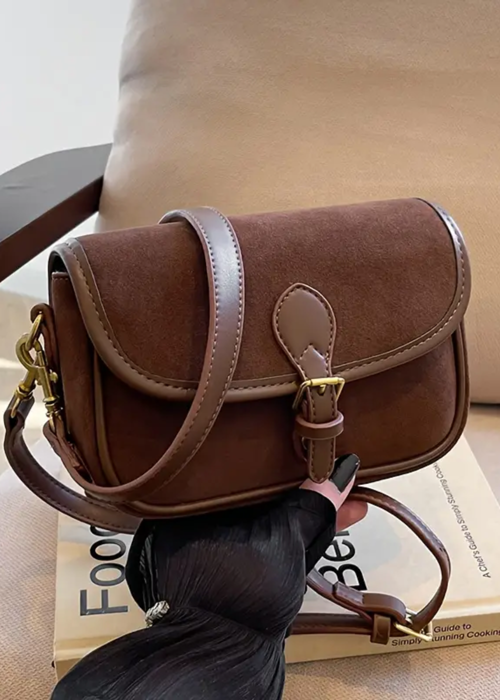 Lyra - Suede Crossbody PM