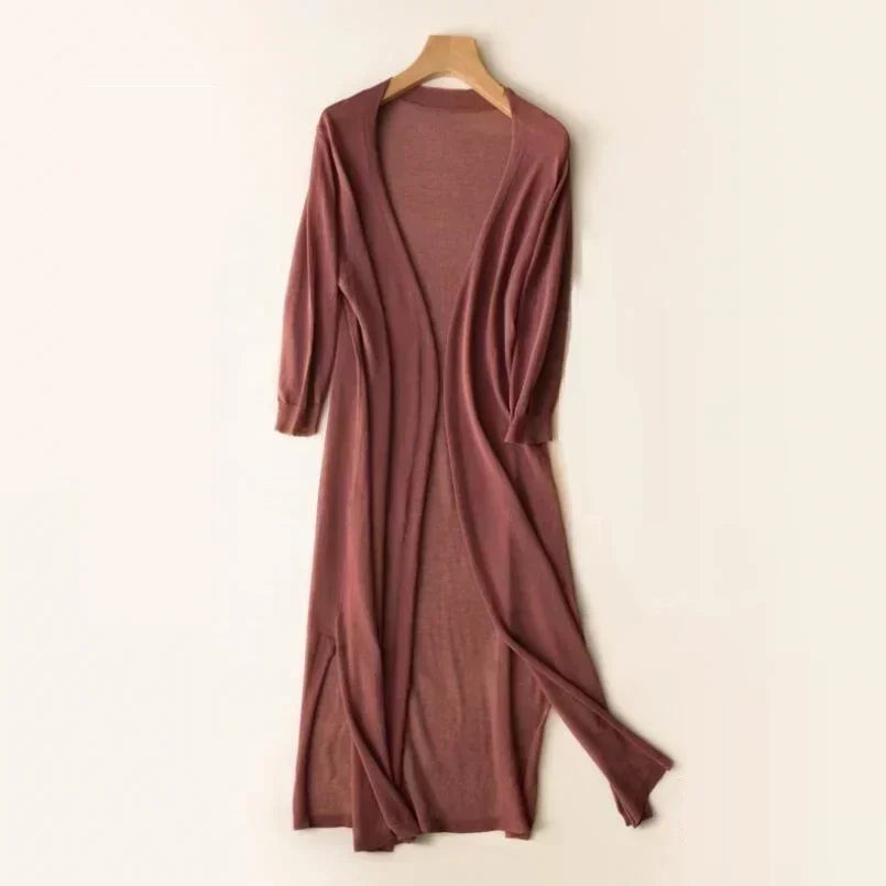 Rosaline - Lightweight Long Cardigan