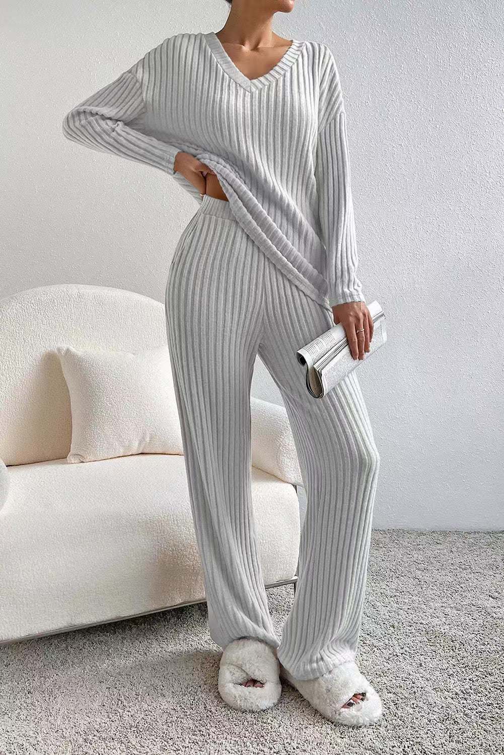 Kalani - Ribbed Knit Lounge Set