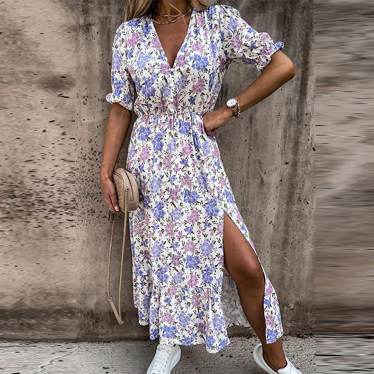 Gemma - Elegant Floral Dress