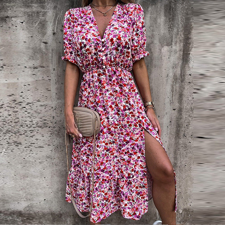 Gemma - Elegant Floral Dress