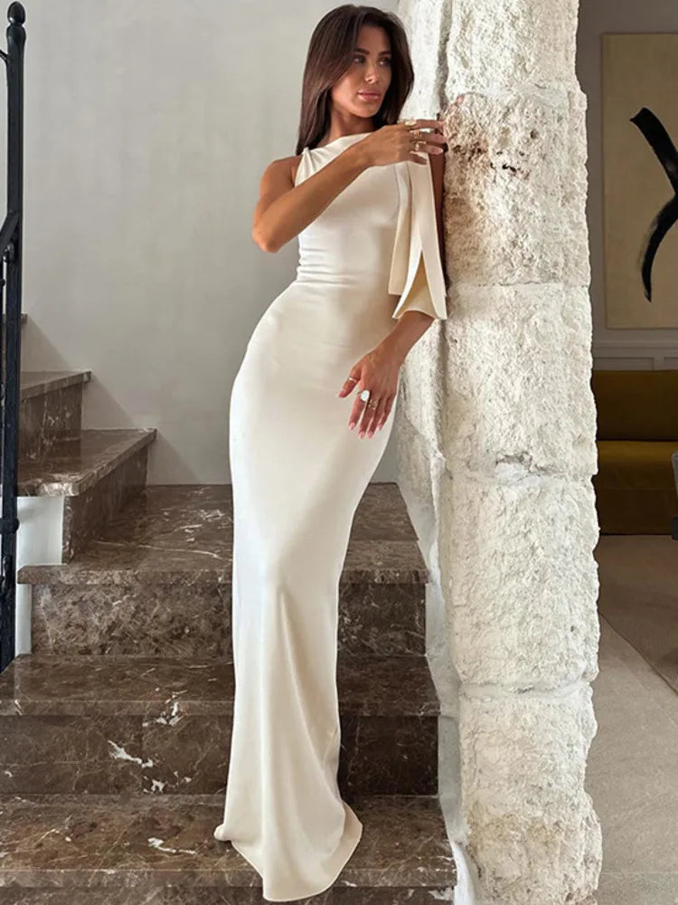 Samantha | Women's Elegant Wedding Guest Maxi Dress