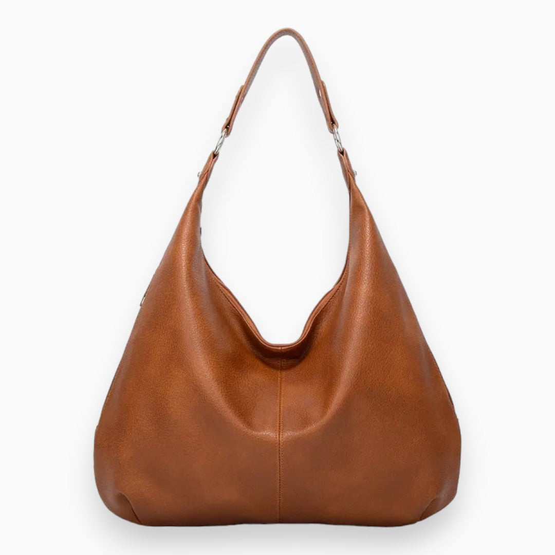 Faye - Casual Leather Hobo Bag for Everyday Use