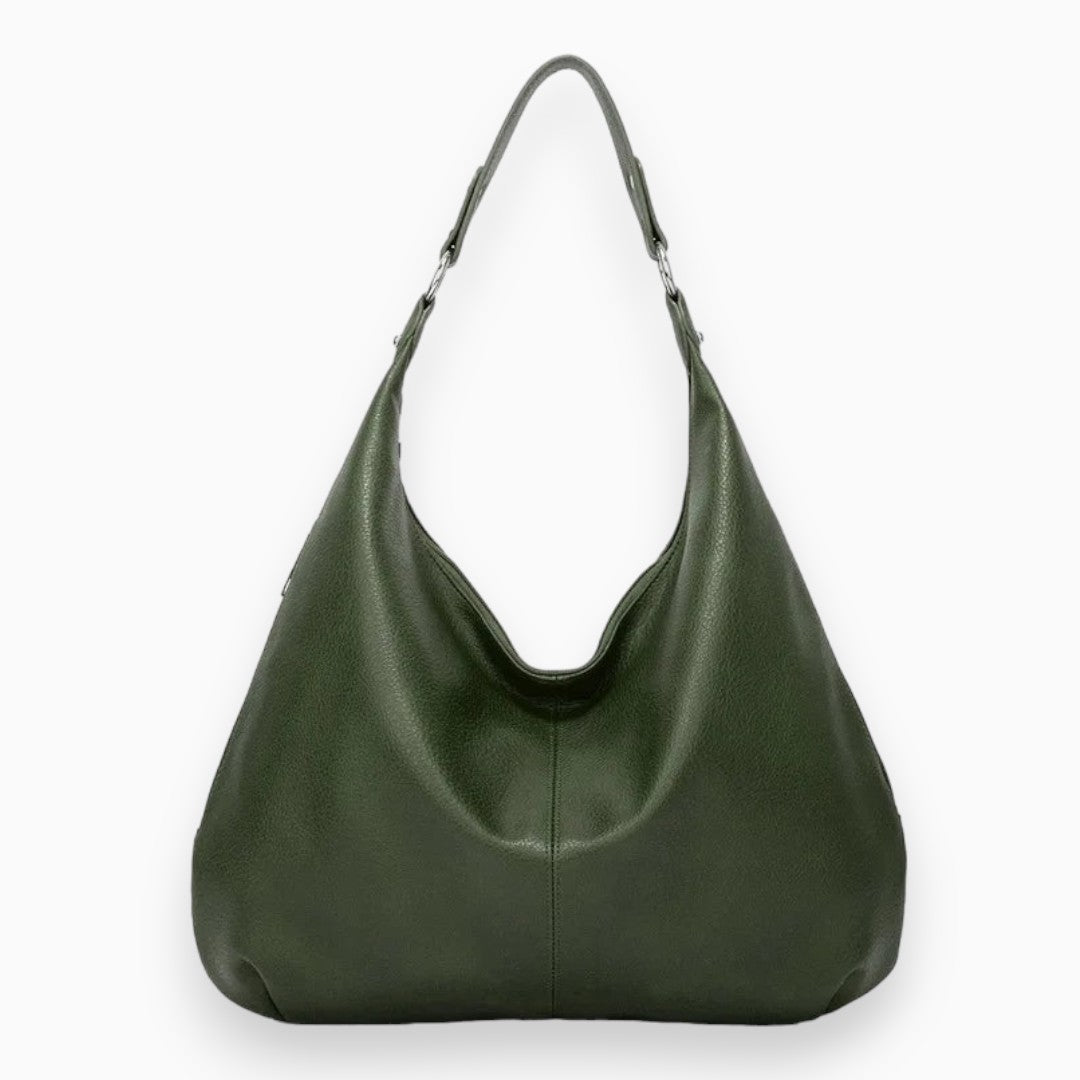 Faye - Casual Leather Hobo Bag for Everyday Use