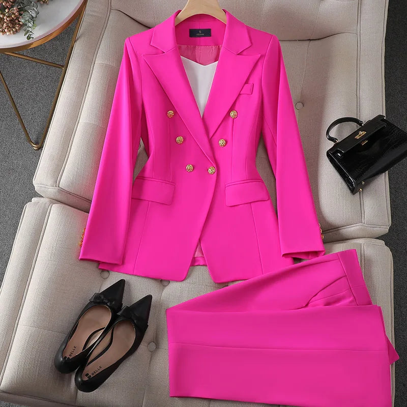 Marigold - Elegant Office Blazer and Pant Set