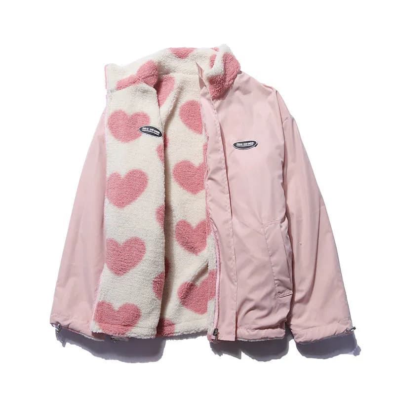 Odette - Heart-Lined Reversible Jacket