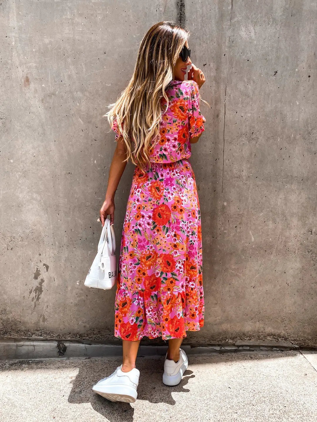 Gemma - Elegant Floral Dress