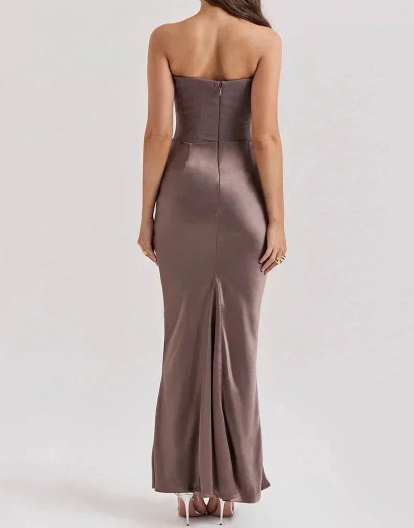 Vera - Strapless Elegant Maxi Dress