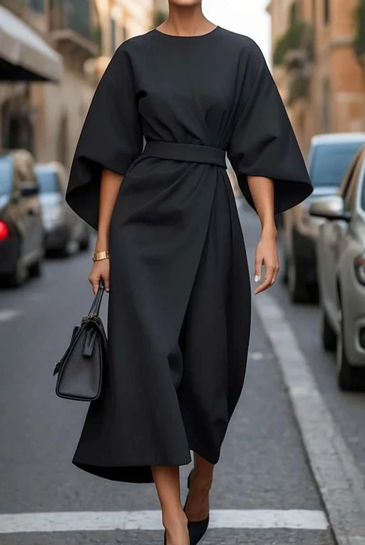 Katie | Women's Belted Maxi Dress