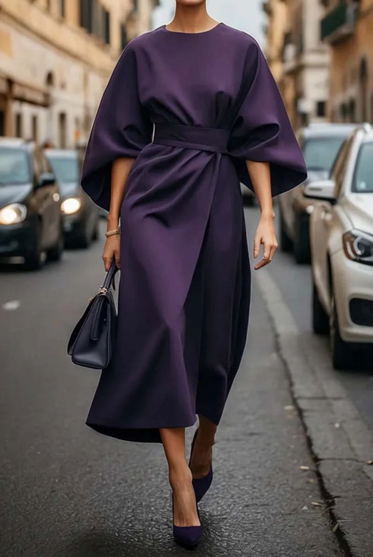 Katie | Women's Belted Maxi Dress
