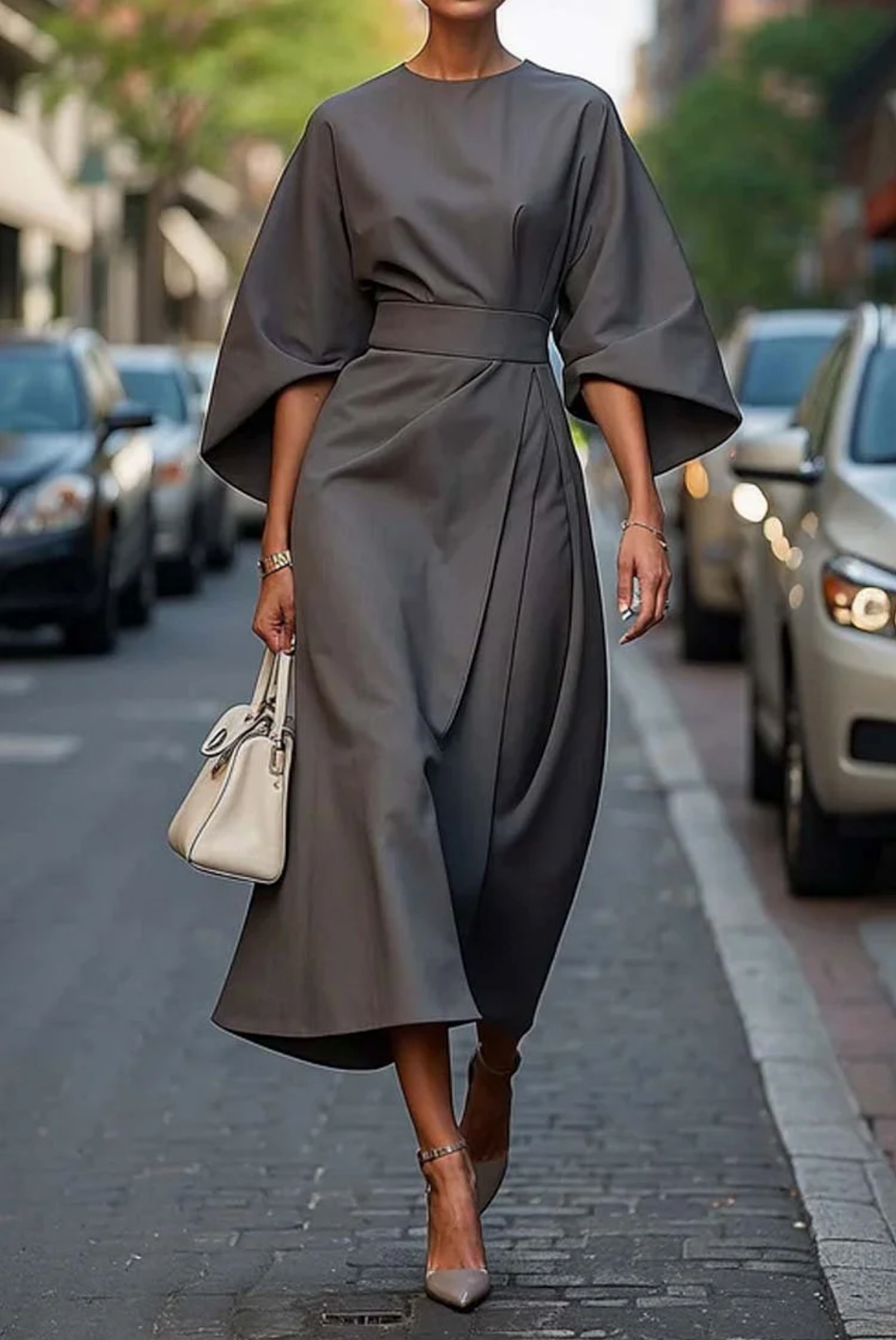 Katie | Women's Belted Maxi Dress