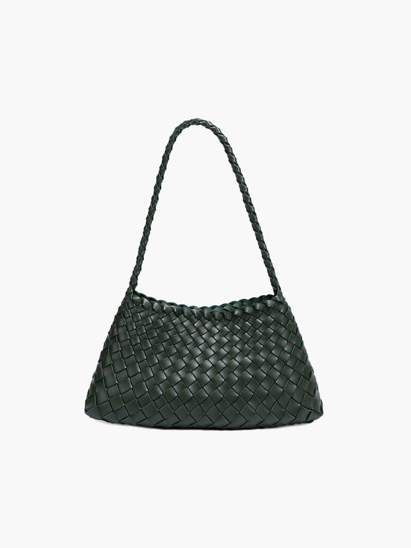 Aira - Faux Leather Braided Handbag